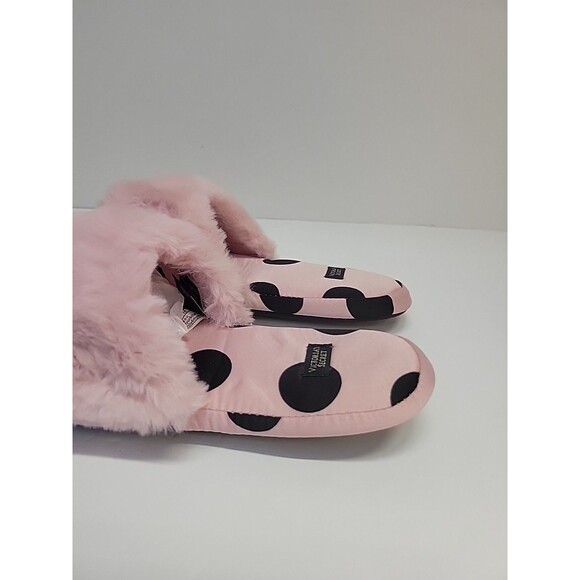 Victorias Secret Signature Satin Pink w/ Black Polka Dots Size M - Picture 3 of 12